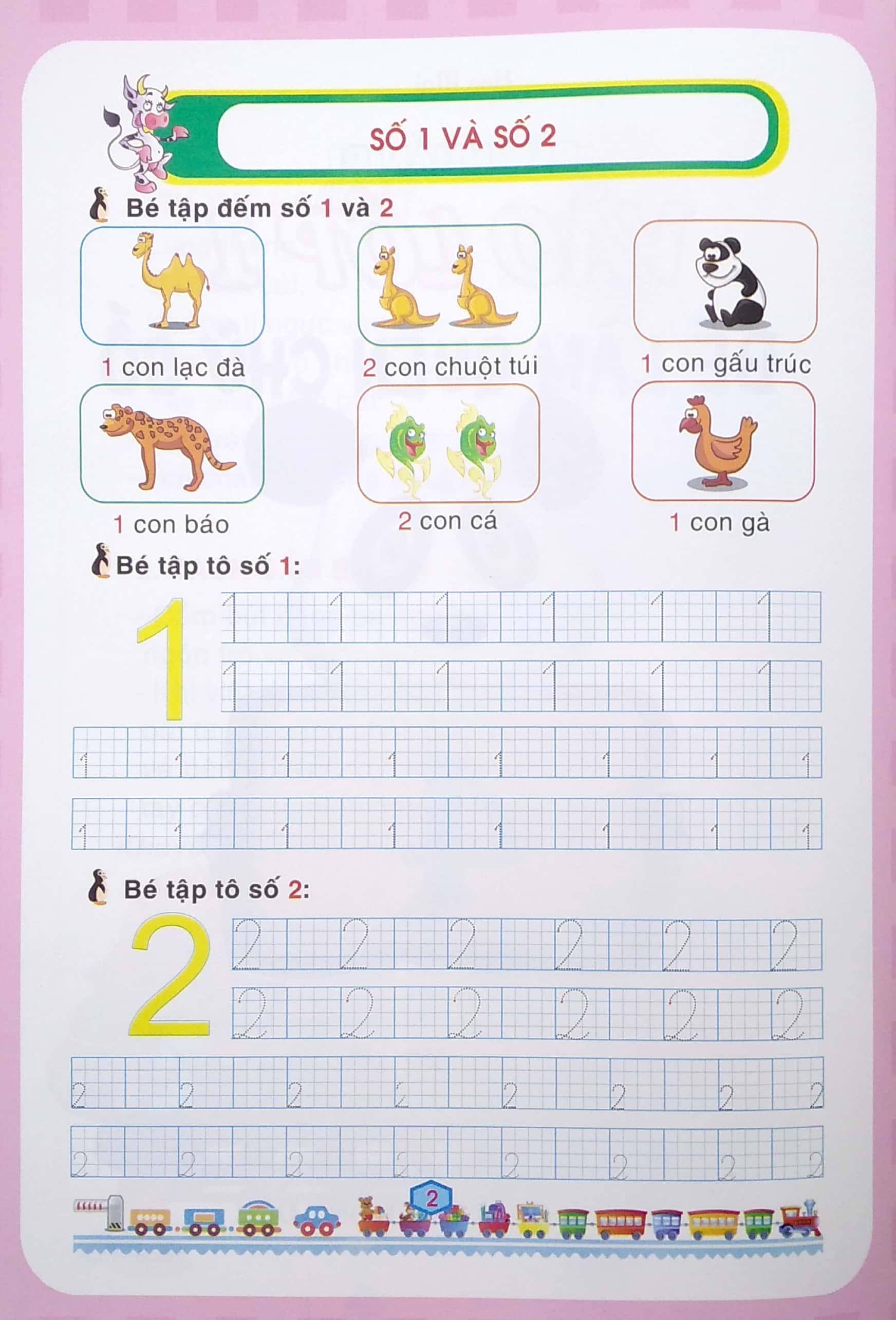 Bé Chuẩn Bị Vào Lớp 1 - Bé Làm Quen Chữ Số 4 (Tái Bản 2021)