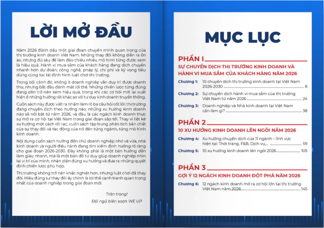 Sách - 12 Xu Hướng Và Ngách Kinh Doanh Đột Phá 2026 (WU)