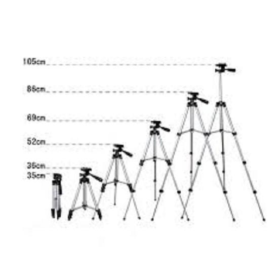 Chân máy chụp hình Tripod 3110 + Remote + Đầu kẹp điện thoại