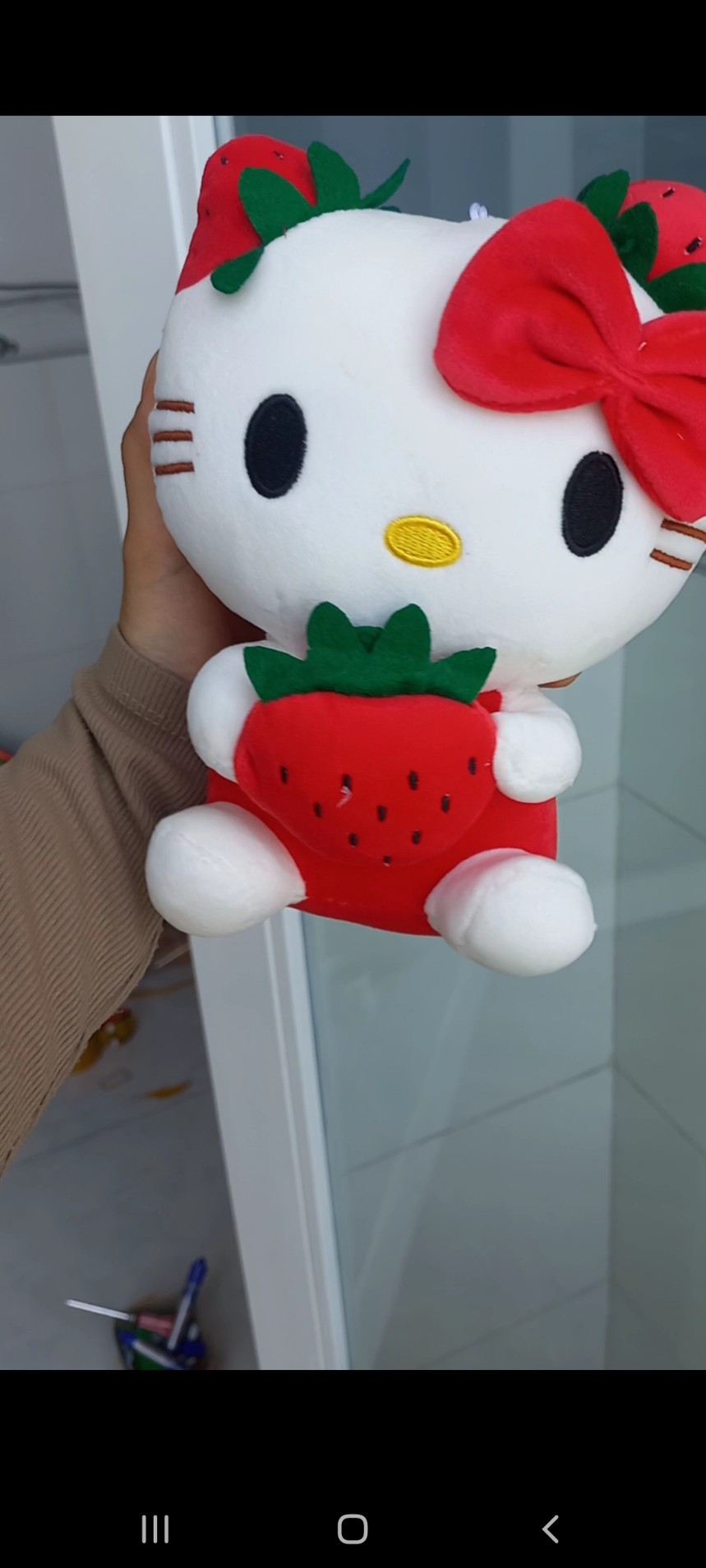 Gấu nhồi bông kitty 27cm