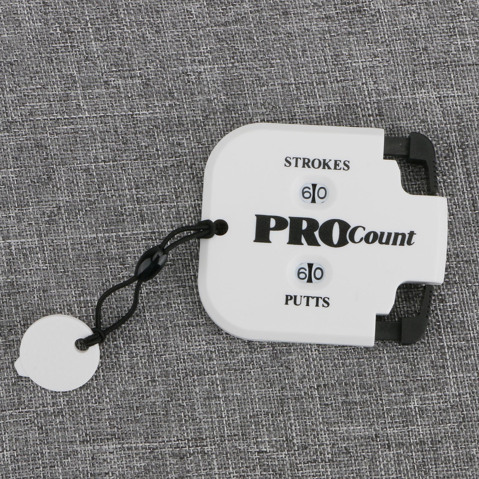 2-5pack Golf  Counter Key Chain Indicator Keeper Supplies r White