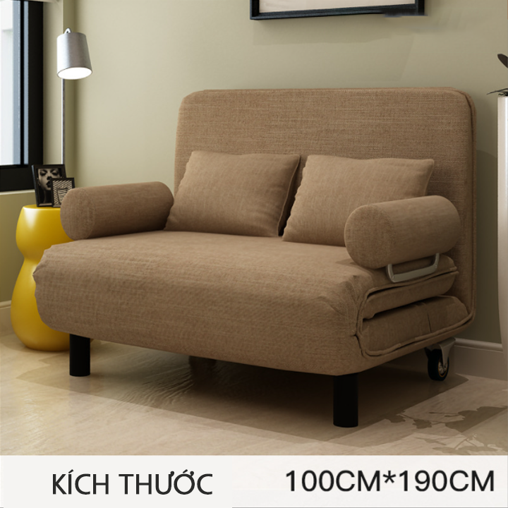 [Tặng 2 gối] Ghế sofa giường gấp gọn đa năng - Giường sofa thông minh gấp thành ghế tiết kiệm diện tích 150x190cm