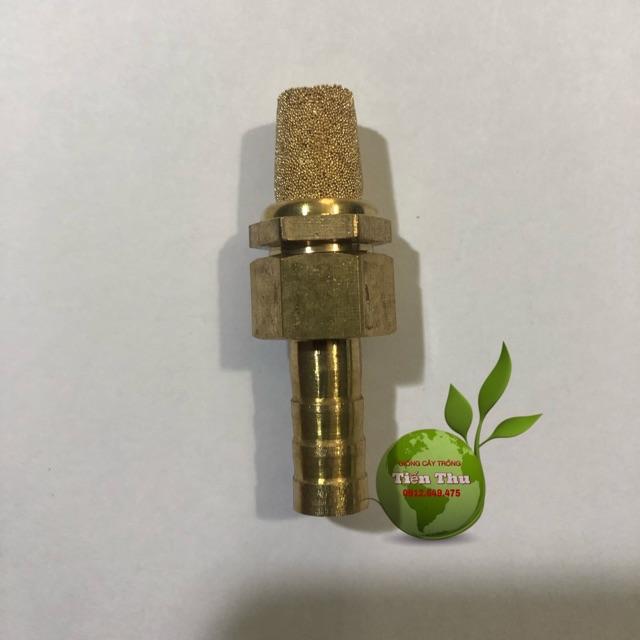 Đầu lọc nước mini cho hệ thống phun sương lắp dây 10mm