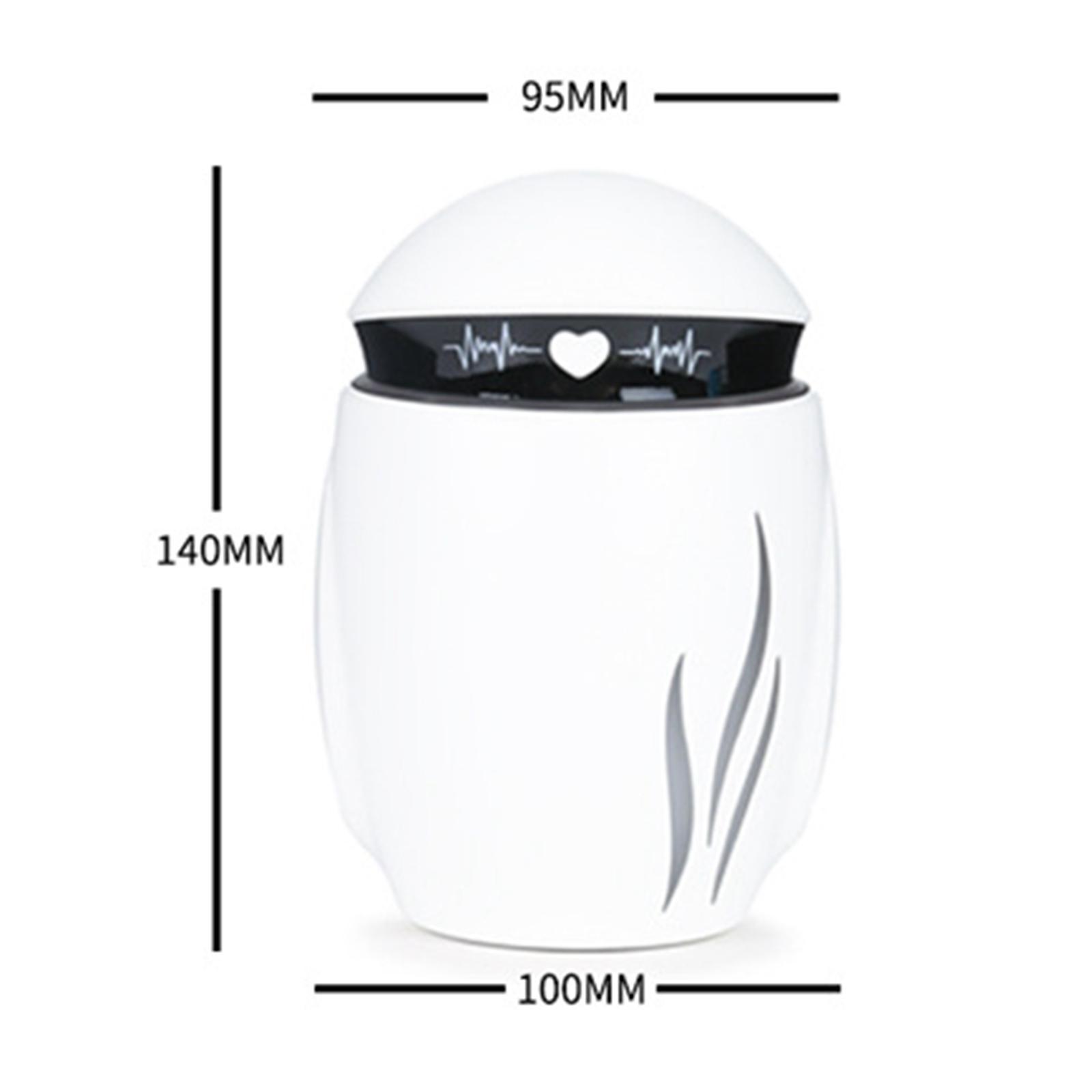 Portable Humidifier USB Powered Mini Robot Desktop Sprayer for Home Office Travel Car Air Moisturizing with LED Night Light