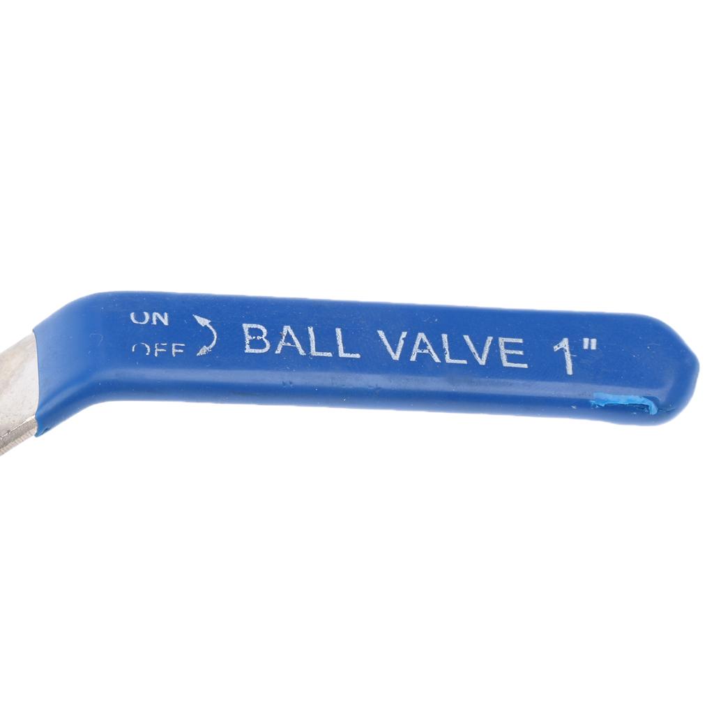 Van Bi Inox 1 '' NPT DN25 Cho Dầu Nước Chất Lỏng Không ăn Mòn