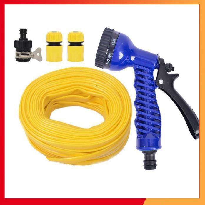 Bộ dây tăng áp 3 lần vòi xịt nước rửa xe, tưới cây loại 7-10m  206843