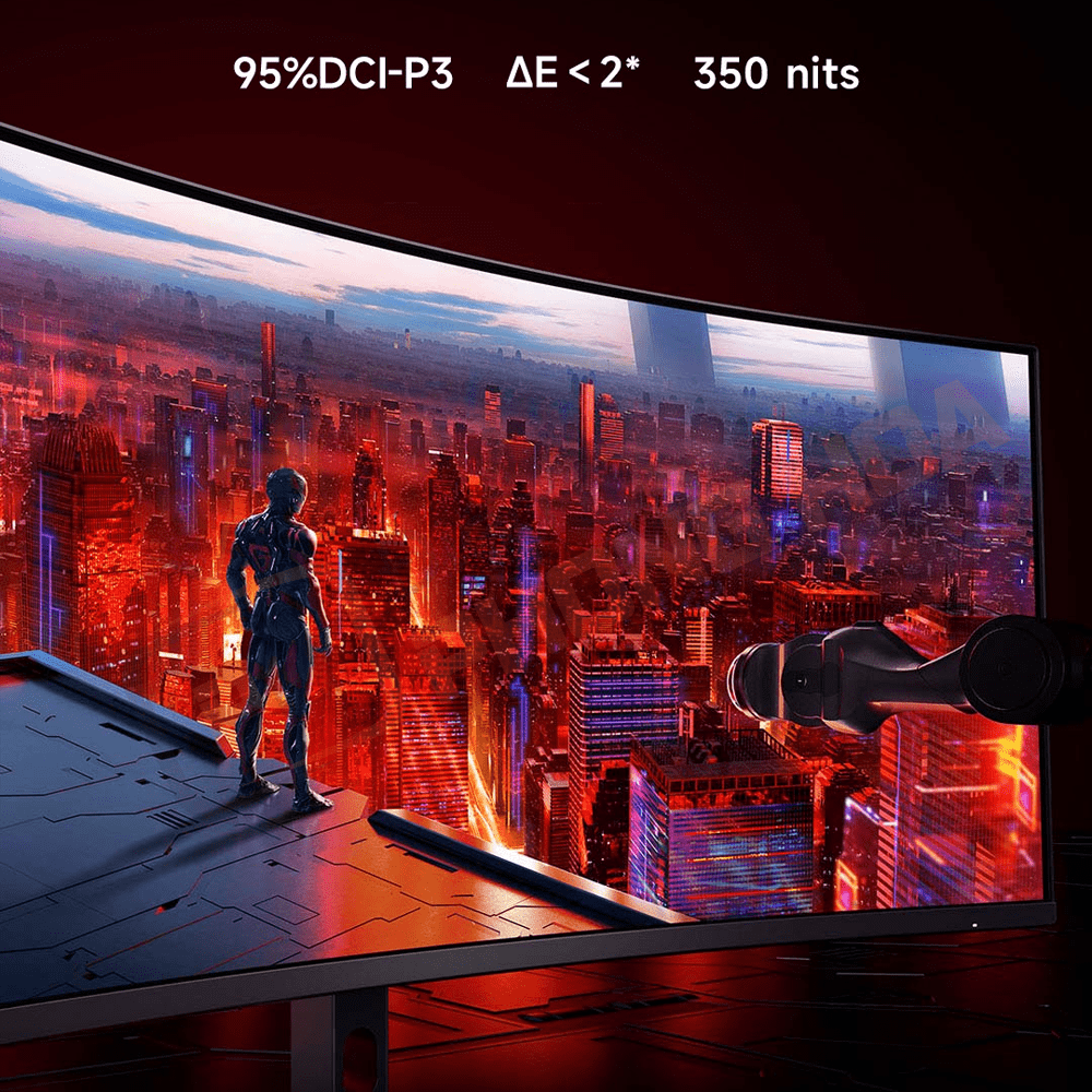 Màn Hình Cong Xiaomi Redmi Mi Curved G34WQi 34 Inch Tần Số 180 Hz 2K Có VESA Chơi Game Làm Việc Thoải Mái - Hàng Nhập Khẩu