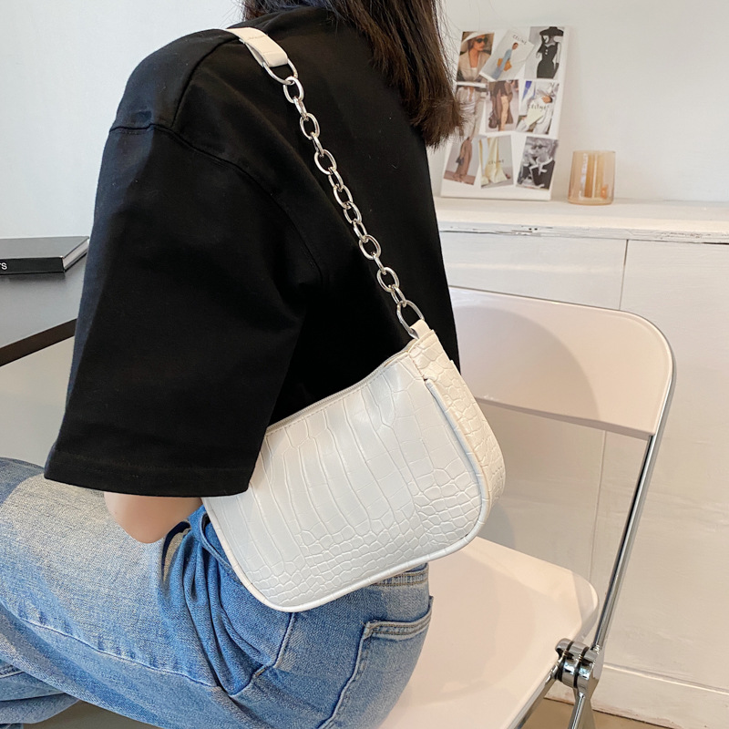 Túi xách nữ  đeo hoặc cầm tay  ,da PU họa tiết da cá sấu,phong cách thời trang sôi động trẻ trung cho phái nữ