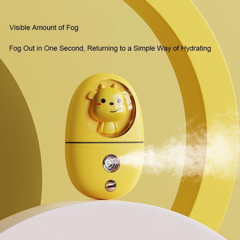 Máy Phun Sương Tạo Độ Ẩm Mini Khuếch Tán Nano Nước Replenisher Nước Khuếch Tán Mặt Không Dây Máy Phun Sương Tạo Độ Ẩm Sạc Phun Sương Tạo Phun Sương Tạo Ẩm Hình Ếch Con