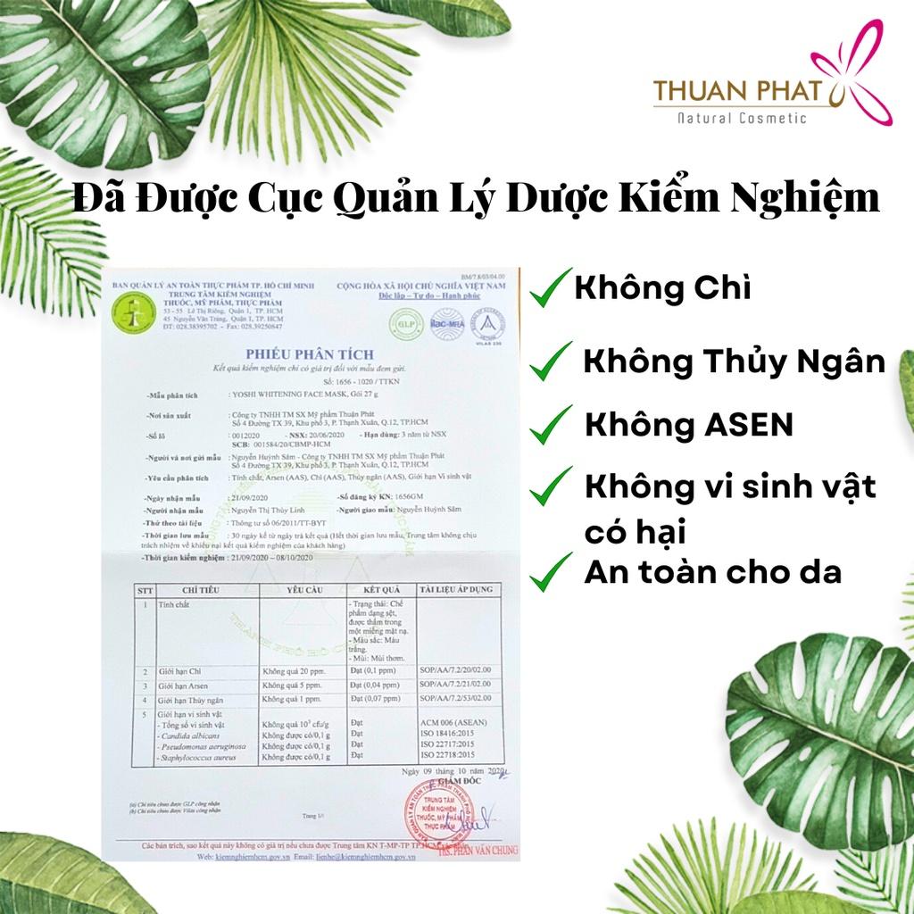 Mặt nạ giấy dưỡng trắng cấp ẩm giảm mụn ha mask THUANPHAT NATURAL COSMETIC