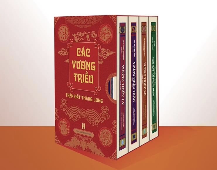 [trọn bộ 4 cuốn boxset bìa cứng] CÁC VƯƠNG TRIỀU TRÊN ĐẤT THĂNG LONG: VƯƠNG TRIỀU LÝ + VƯƠNG TRIỀU TRẦN + VƯƠNG TRIỀU LÊ + THĂNG LONG KẺ CHỢ THỜI MẠC - LÊ TRUNG HƯNG