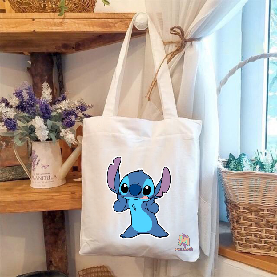 Túi Tote in hình chủ đề Lilo &amp; Stitch