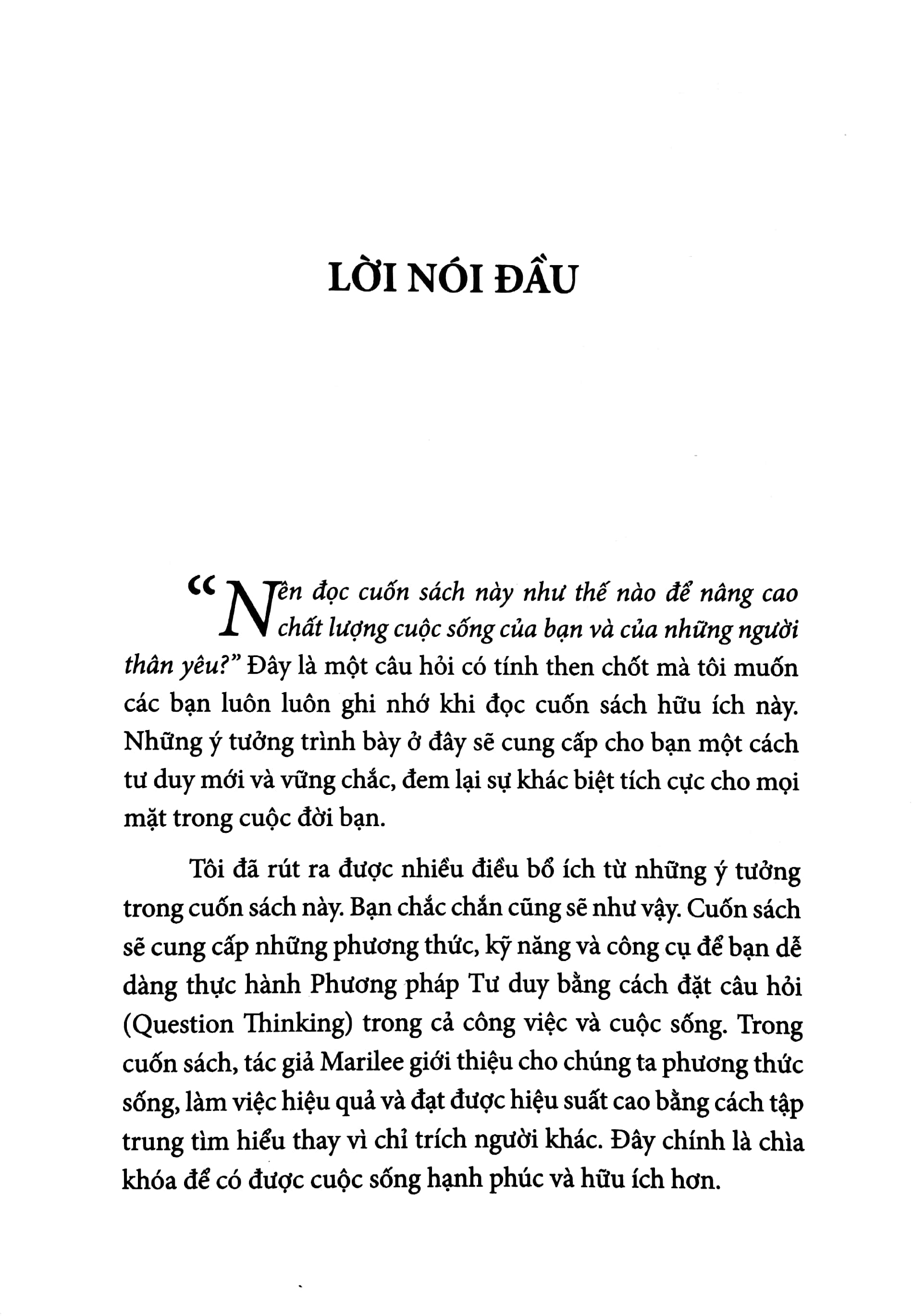 Thay Đổi Câu Hỏi Thay Đổi Cuộc Đời - Tái Bản
