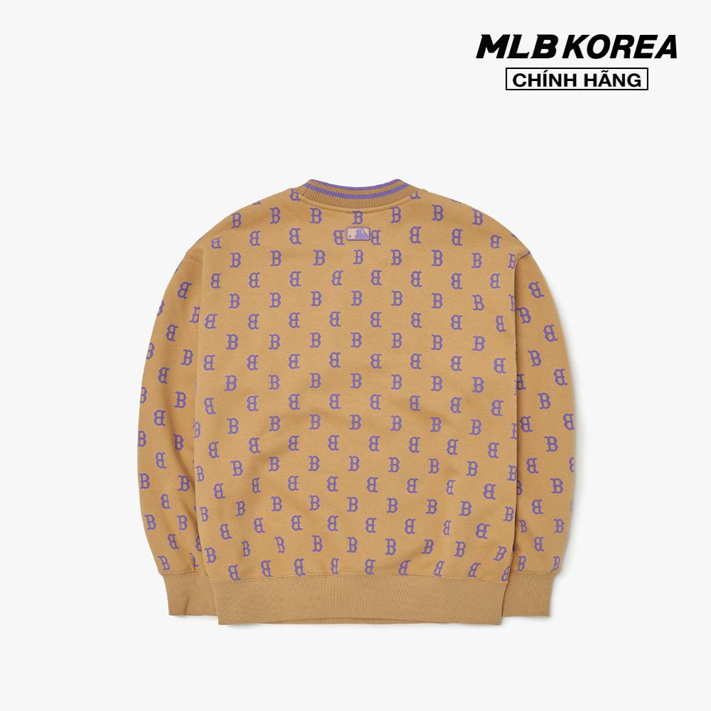 MLB - Áo sweatshirt tay dài phom suông Classic Monogram Front Brushed Overfit 3AMTM0926