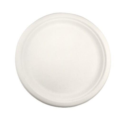 Dĩa giấy tròn bã mía Thái Lan 23cm - thương hiệu Gracz