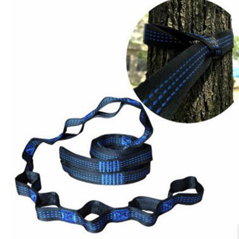 2 Cái/bộ Võng Dây Đặc Biệt Tăng Cường Polyester Dây Kèm Nhẫn Cao Cấp Chịu Lực Thép Gai Đen Cắm Trại Ngoài Trời Dây