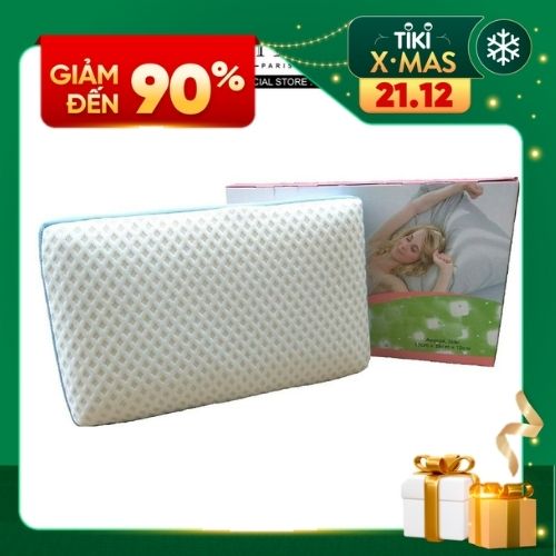 Gối nằm cao su non Jean Perry Memory Foam Sleepcare Air Flow 55x35x12cm