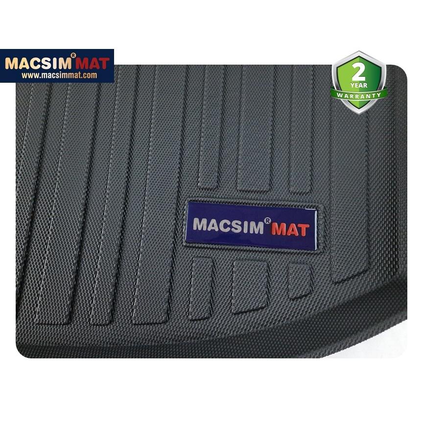 Thảm lót cốp xe ô tô Audi A6 2007-2013 nhãn hiệu Macsim chất liệu TPV cao cấp màu đen