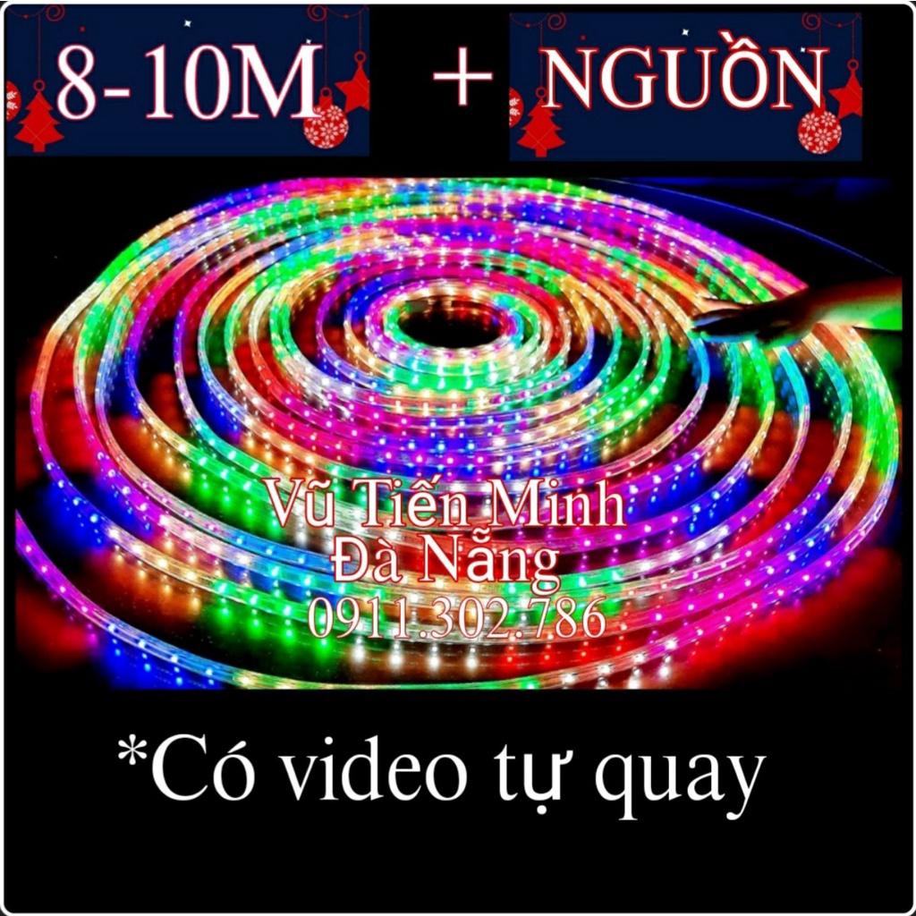 15M dây nháy LED đuổi đủ màu siêu đẹp dùng để trang trí nhà cửa, NOEL, giáng sinh, tết, hắt trần +1