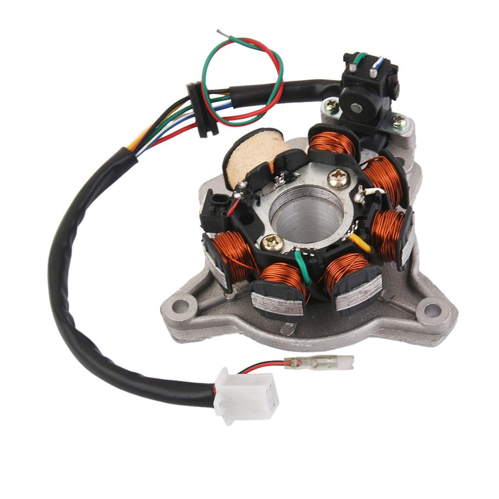 PZ19 Carburetor CARB + Magneto Stator For Honda ATV Pit Dirt Bike Choke