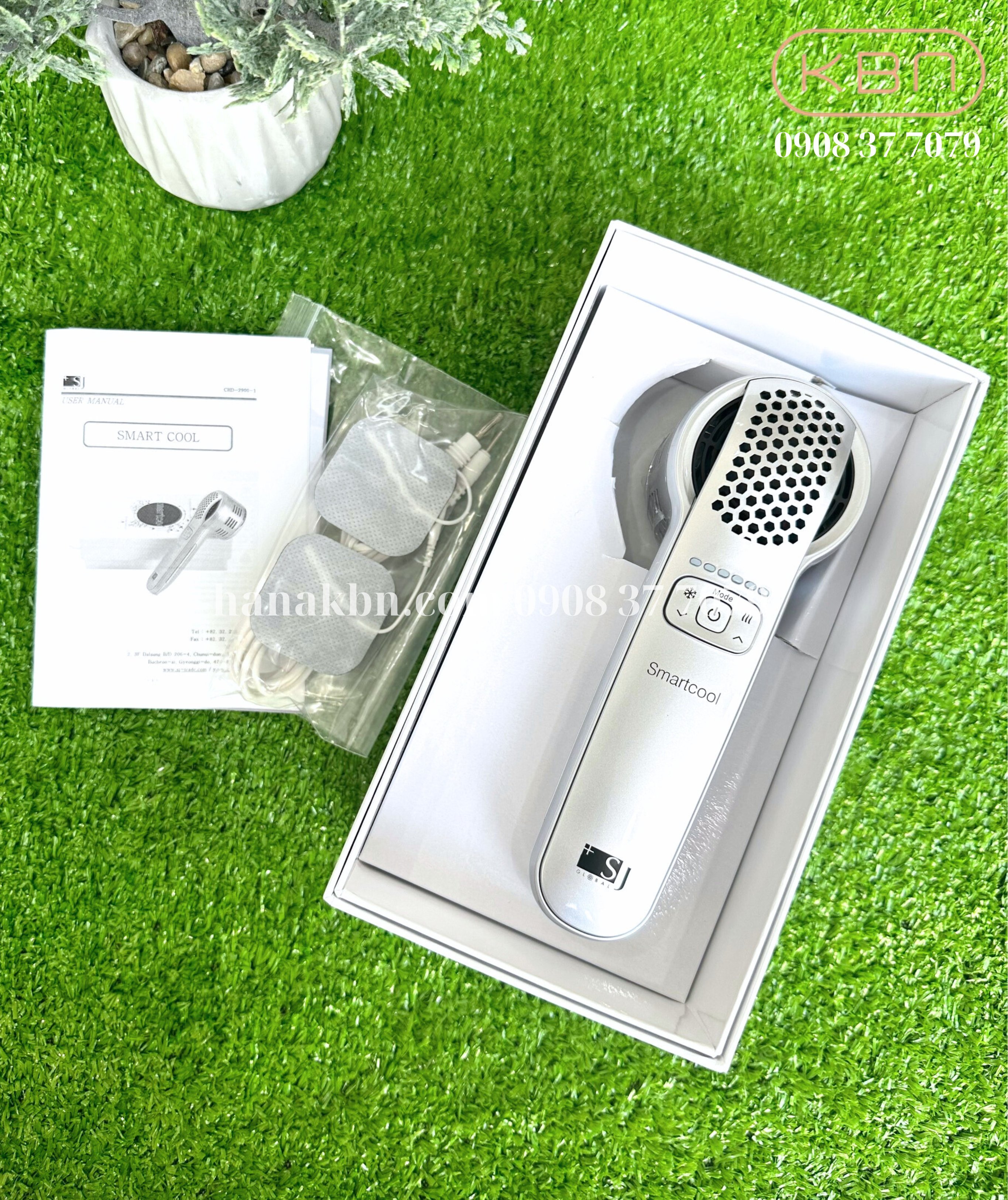 Máy Điện Di Tinh Chất Nóng Lạnh Smart Cool Hàn Quốc, Máy Massage Nâng cơ Mặt, Chăm Sóc Da - Chính hãng, bảo hành, bao đổi trả