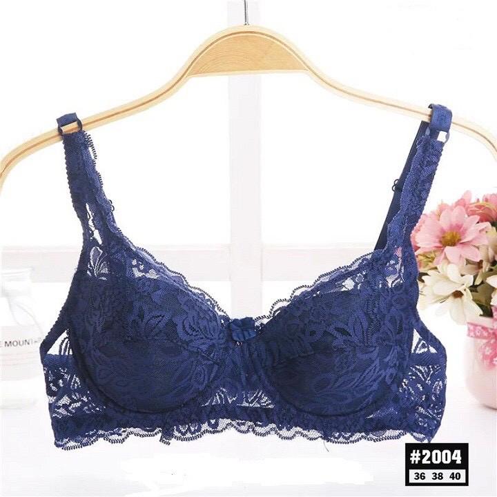 Áo ngực không đệm, chất ren mền mại- áo lót ren có gọng