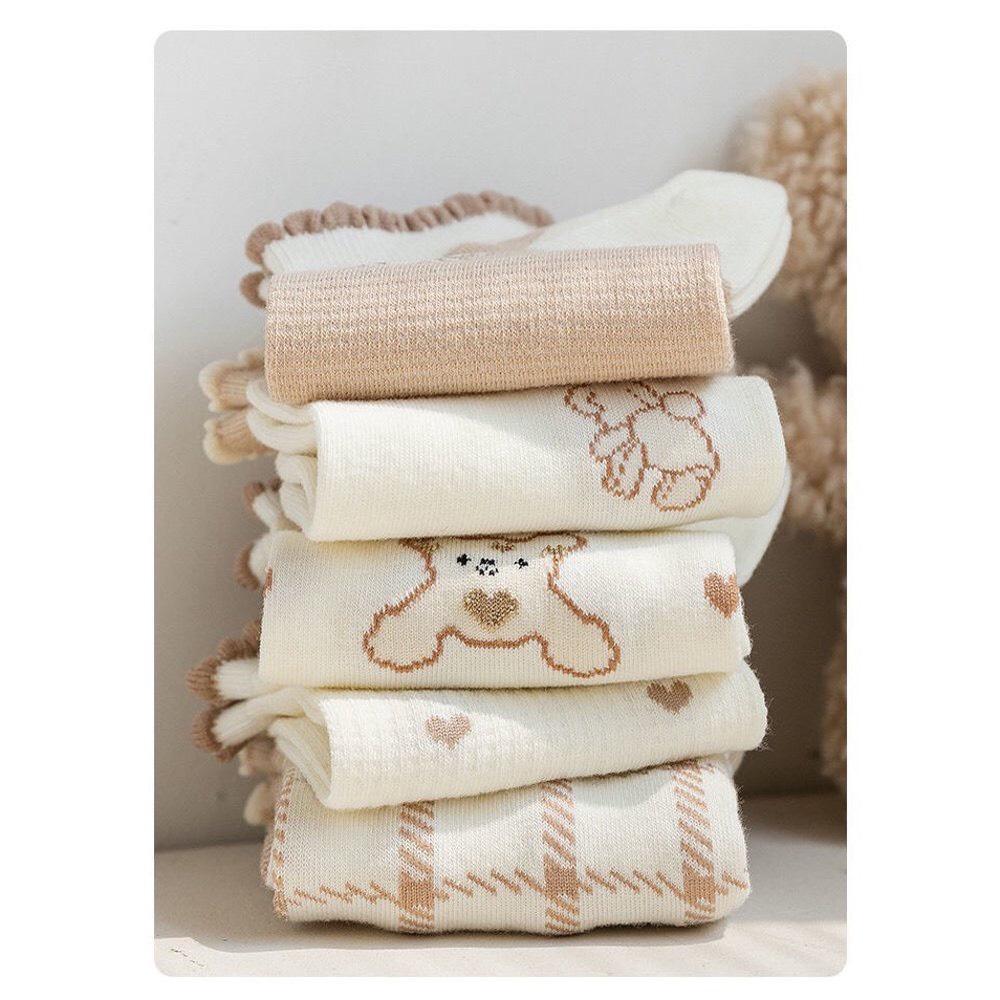 5 đôi Tất vớ ngắn phong cách Hàn Quốc