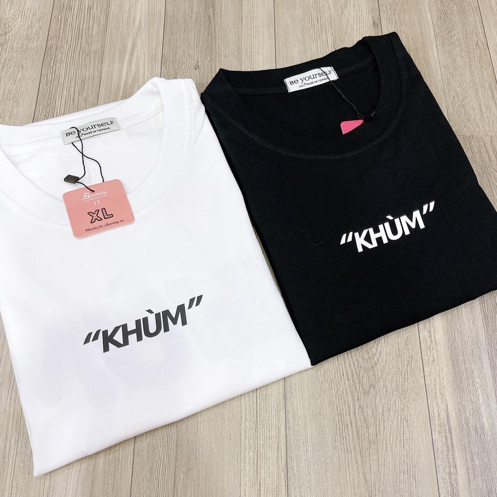 Áo Thun Nam In Chữ KHÙM ĐỘC LẠ - KỀM HÌNH THẬT
