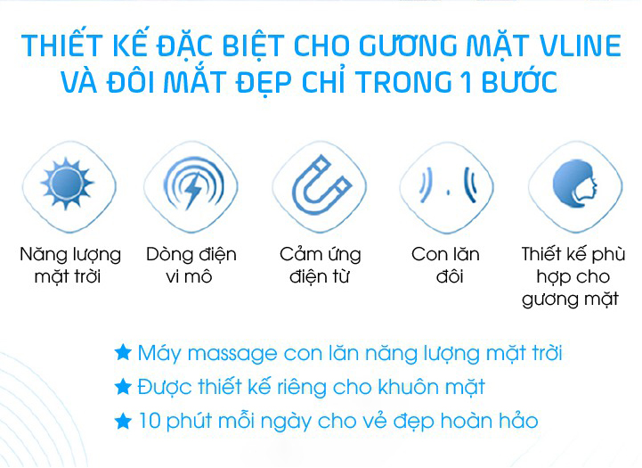 Thanh Lăn Massage, Nâng cơ Mặt Skinward+ SW1717