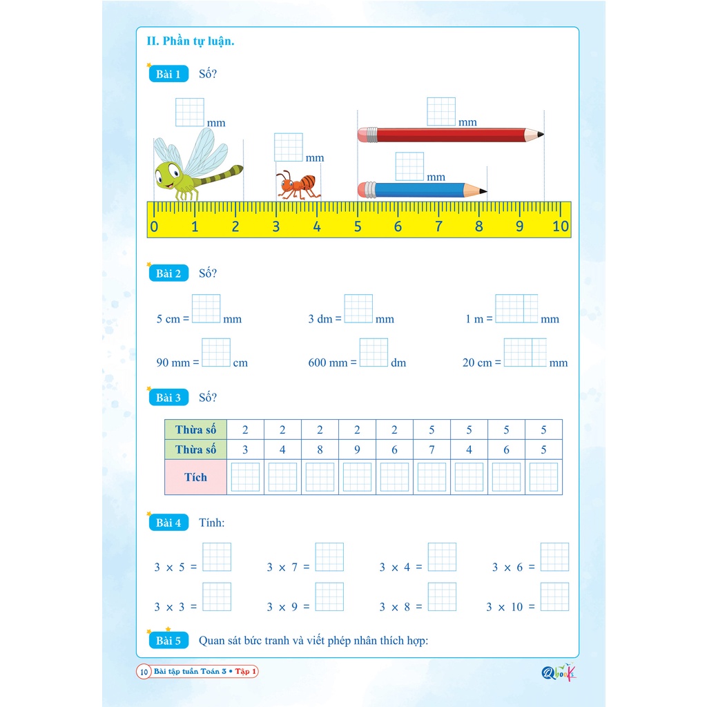 Sách - Combo Bài Tập Tuần và Đề Kiểm Tra Toán Lớp 3 - Học Kì 1 - Cánh Diều