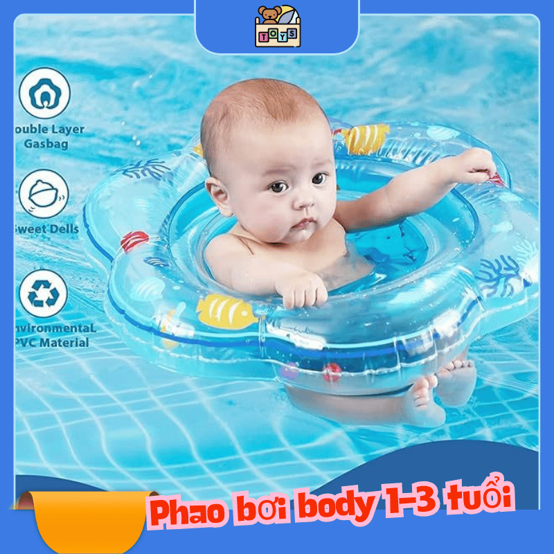 Phao bơi body Intime chống lật cho bé từ 9 tháng đến 3 tuổi