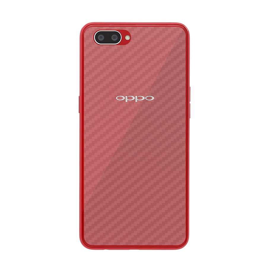 Miếng Dán Mặt Lưng Vân Cacbon Dành Cho Oppo A12e- Handtown- Hàng Chính Hãng