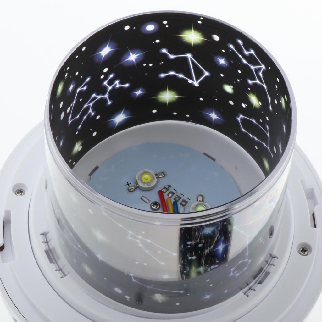 LED Projection Night Lights Starry Sky Moon Magical Children Bedroom Light Lamp