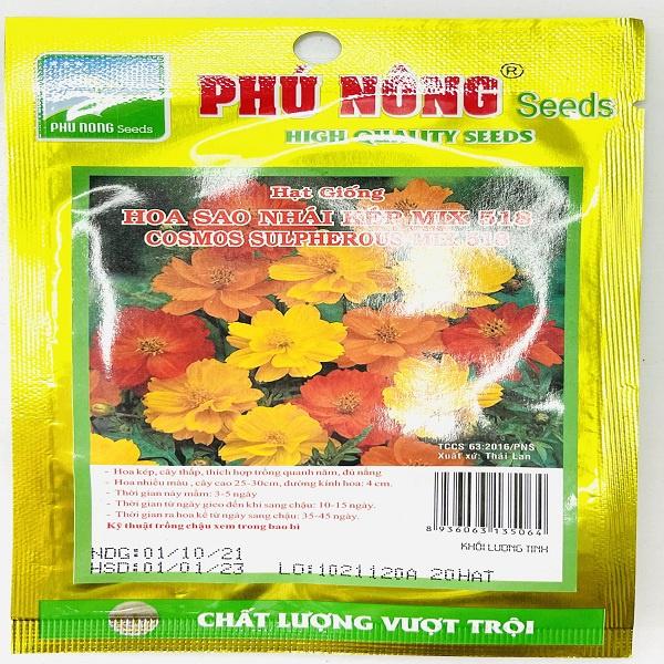 Hạt giống hoa sao nhái kép mix 518