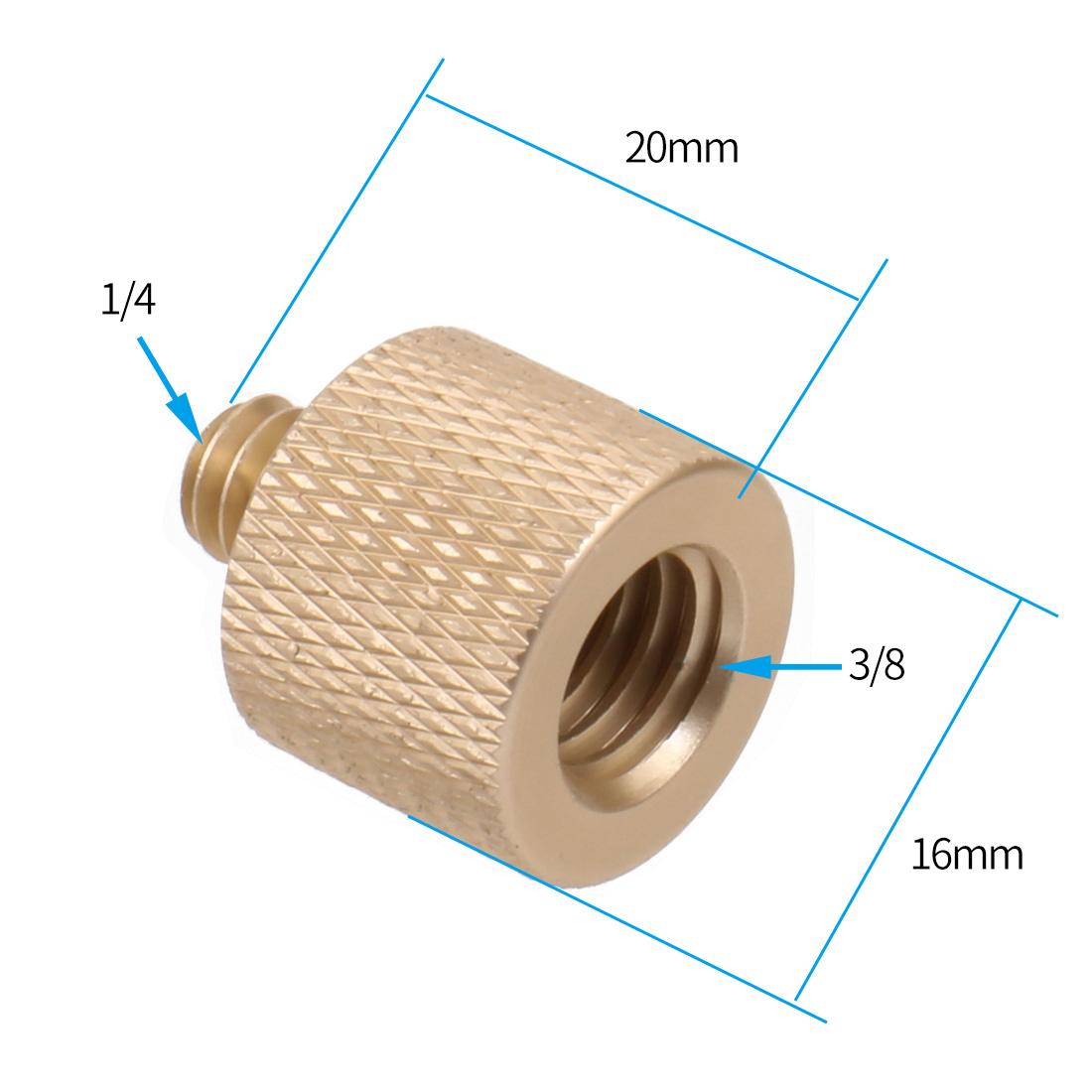 Bộ điều hợp gắn kết bằng vít kim loại 1/4 "3/8" 5/8 m10 m4 sợi chỉ nữ sang chân ba chân đèn flash đèn mic