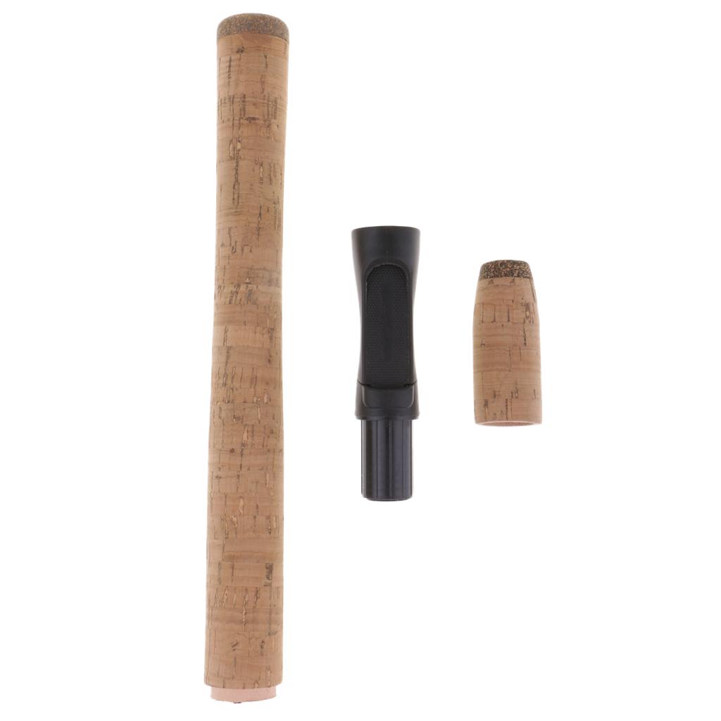 Fishing Rod Cork Handle Kit DIY Spinning Rod Building Reel Seat Replacement