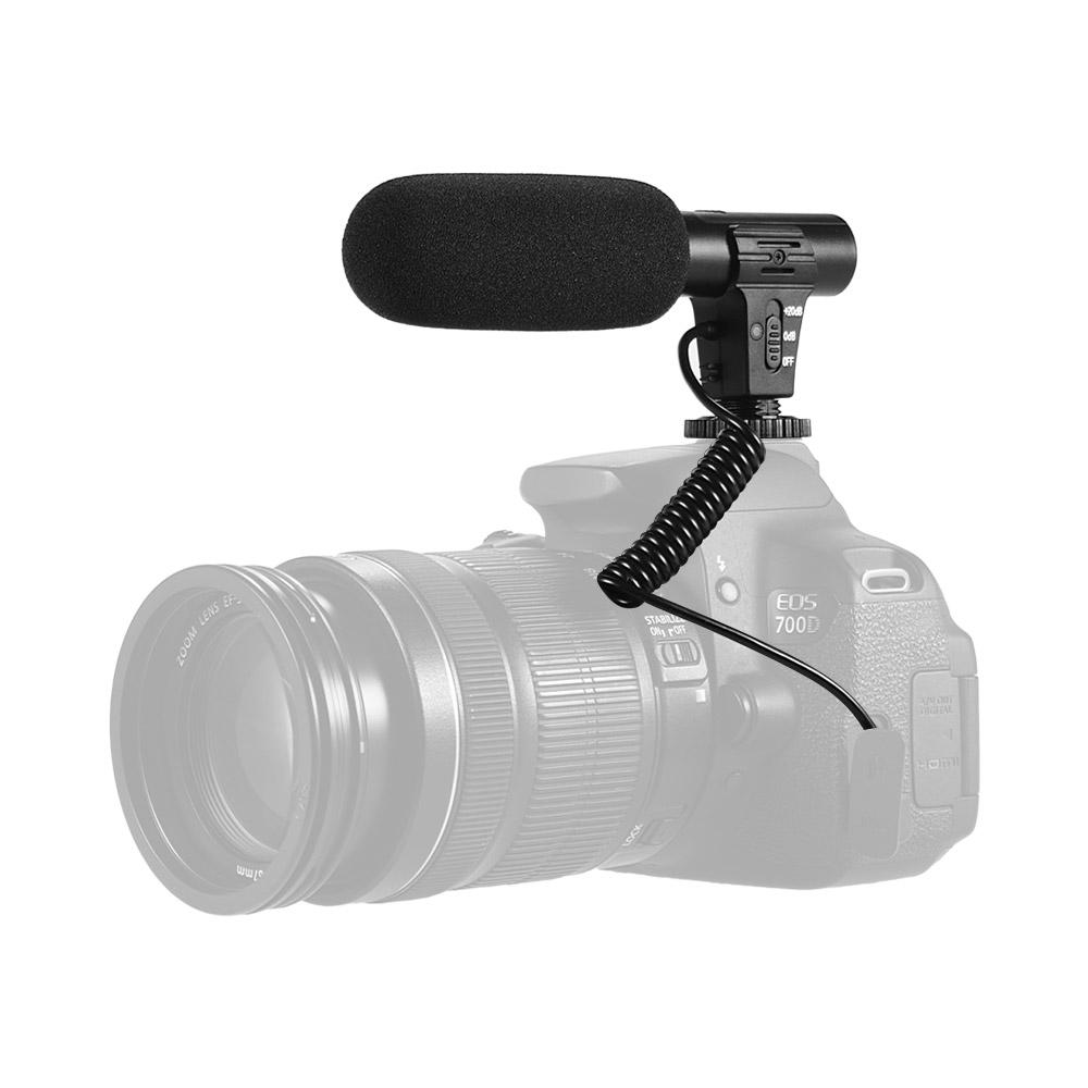 Micrô nhỏ để chụp ảnh Phỏng vấn vlog cho máy ảnh DSLR