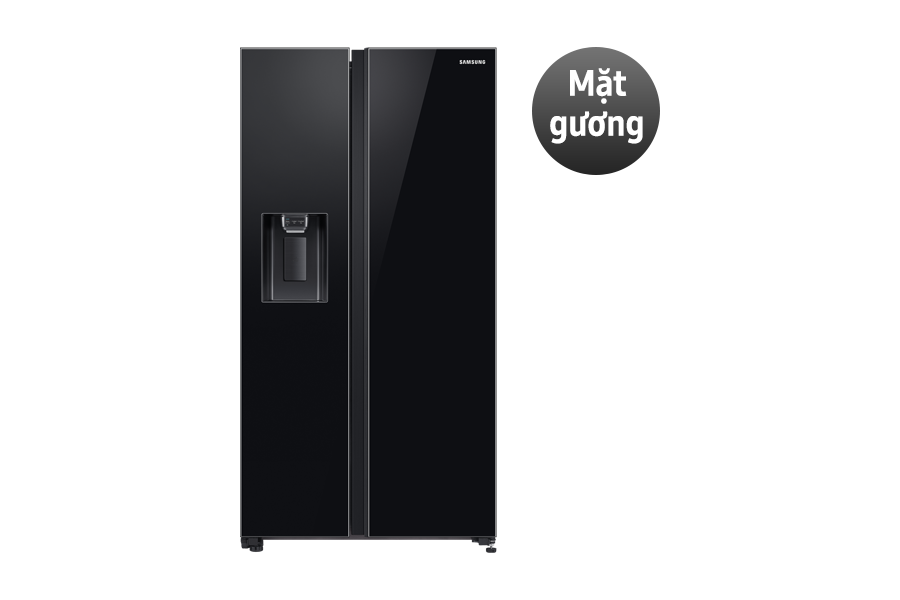 Tủ Lạnh Samsung Side by Side với SpaceMax 635L màu Đen RS64R53012C/SV - Hàng chính hãng