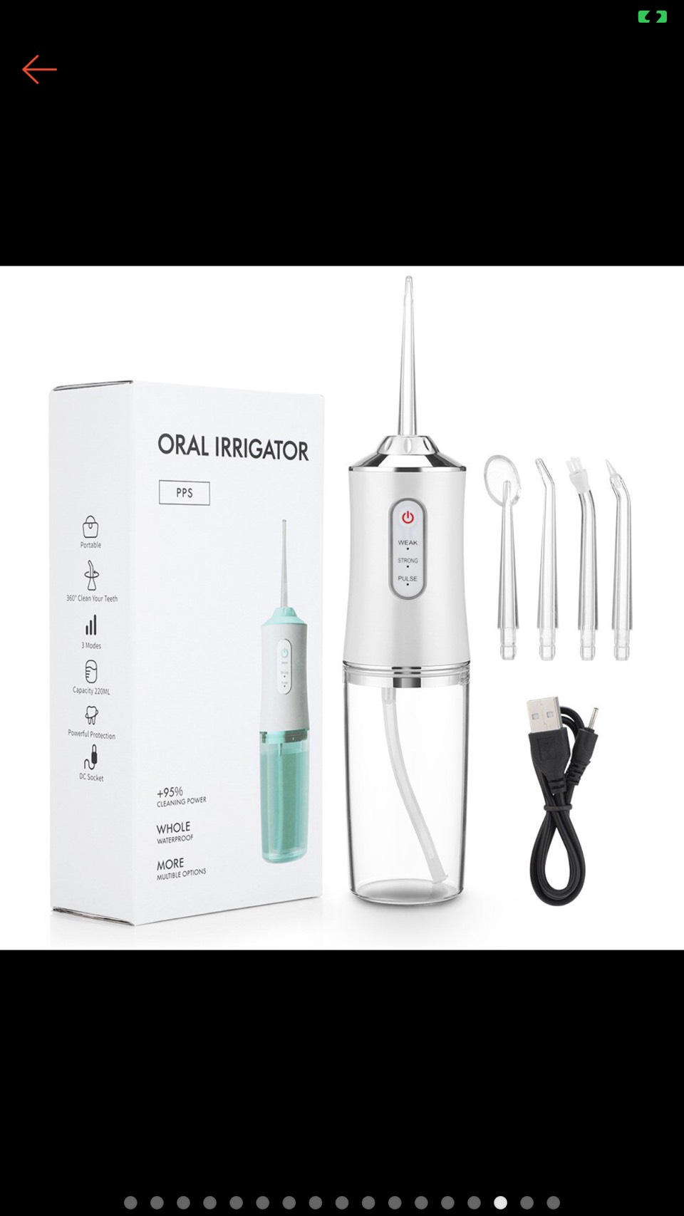 Máy tăm nước quốc tế Oral irigator công nghệ cao cấp ,chất liệu an toàn bảo vệ răng miệng không sâu răng