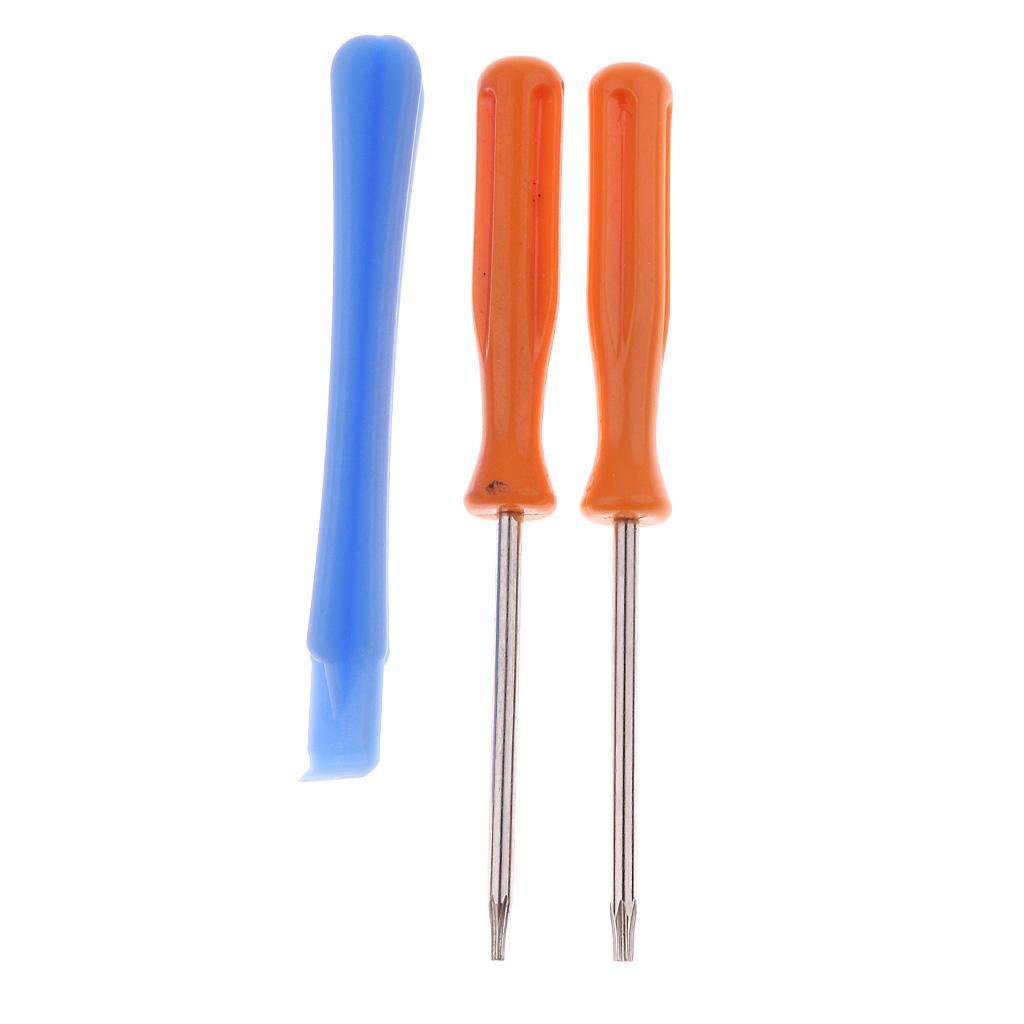 3D Controller Joystick Axis Analog Sensor Module & ThumbStick + 3 in 1 Open Tool T8H T6 Screwdrivers for Xbox One - 5 x Replace Rocker