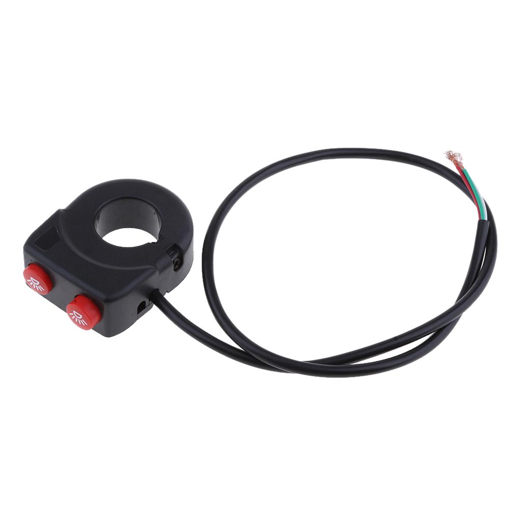 7/8'' 22mm Motorcycle Handlebar On Off Button Headlight Fog Light Switch