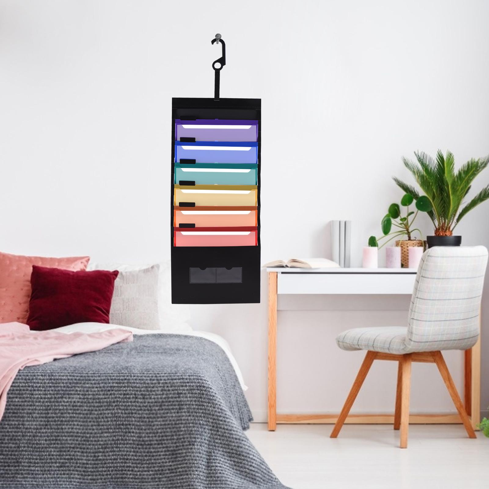 6 Túi Treo Sắp xếp Tập tin Accordian Kích thước A4 cho Trường Văn phòng Tại nhà