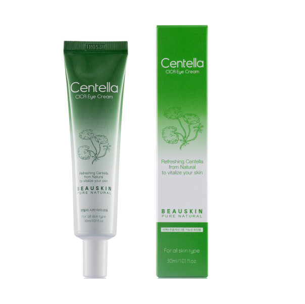 Combo 2 tuýp kem hỗ trợ điều trị nám đốm nâu đồi mồi vùng mắt Rau má Centella Beauskin Hàn quốc ( 30ml)