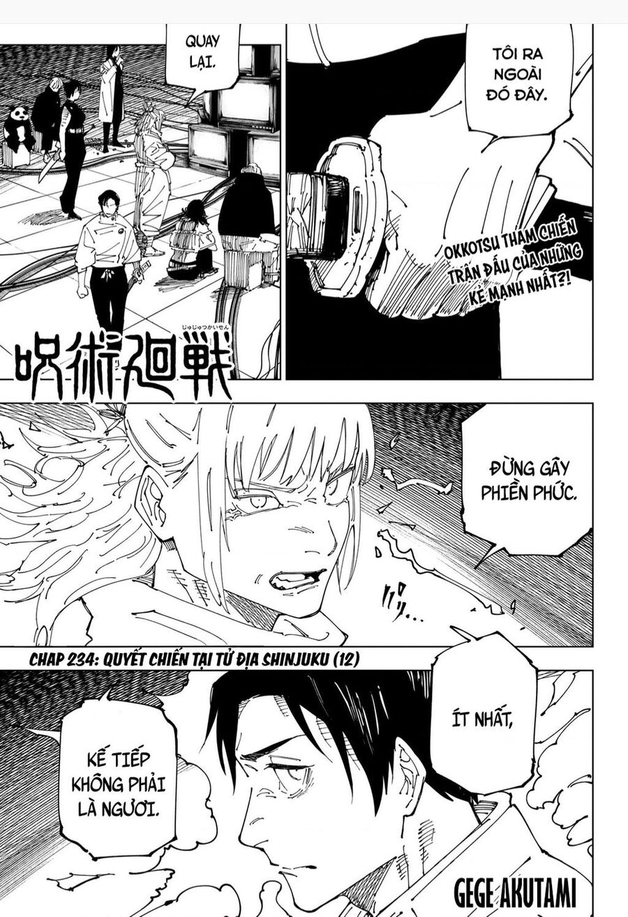 jujutsu kaisen - chú thuật hồi chiến chapter 234 2