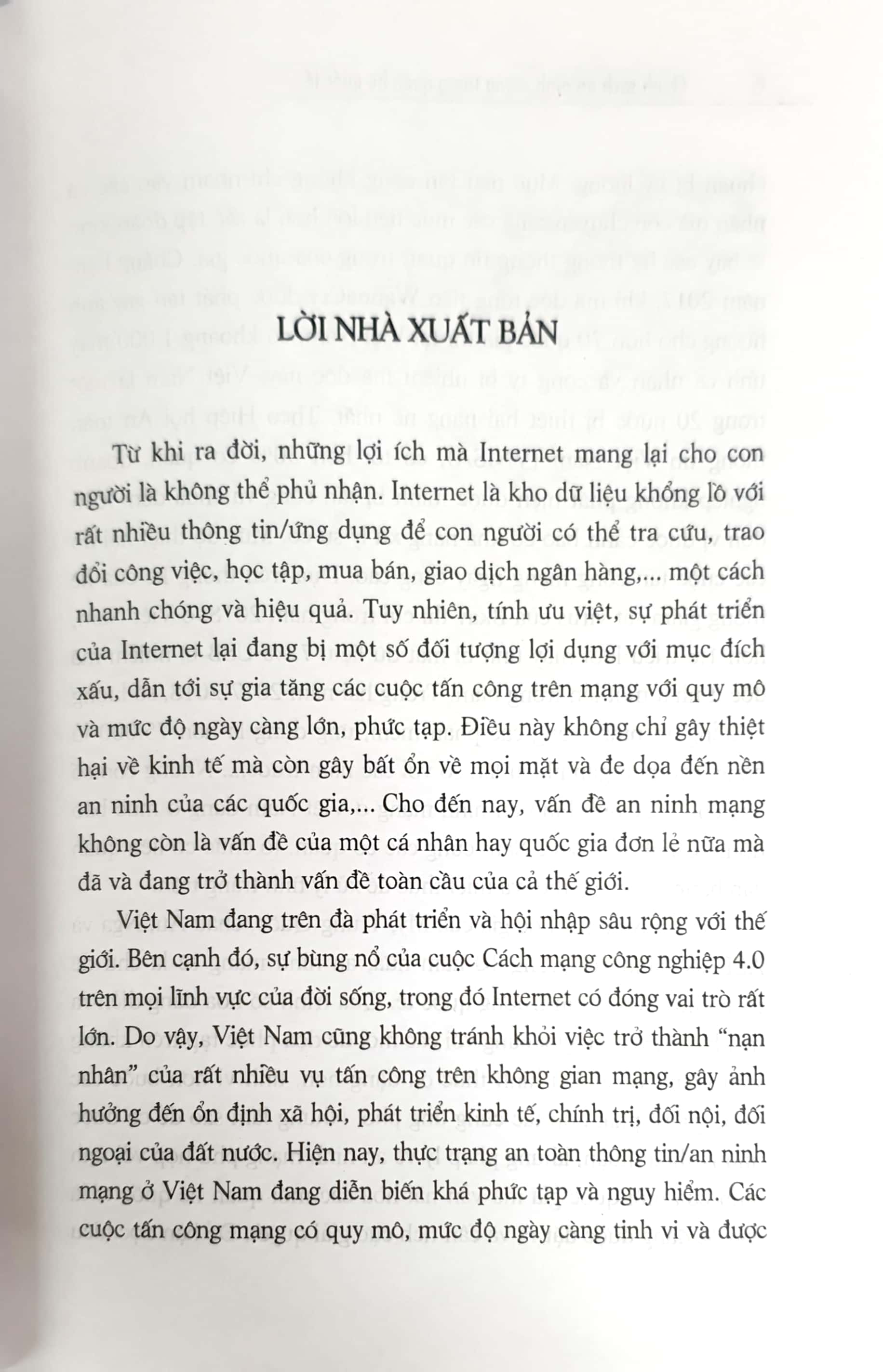 Chính sách an ninh mạng trong quan hệ quốc tế hiện nay và đối sách của Việt Nam