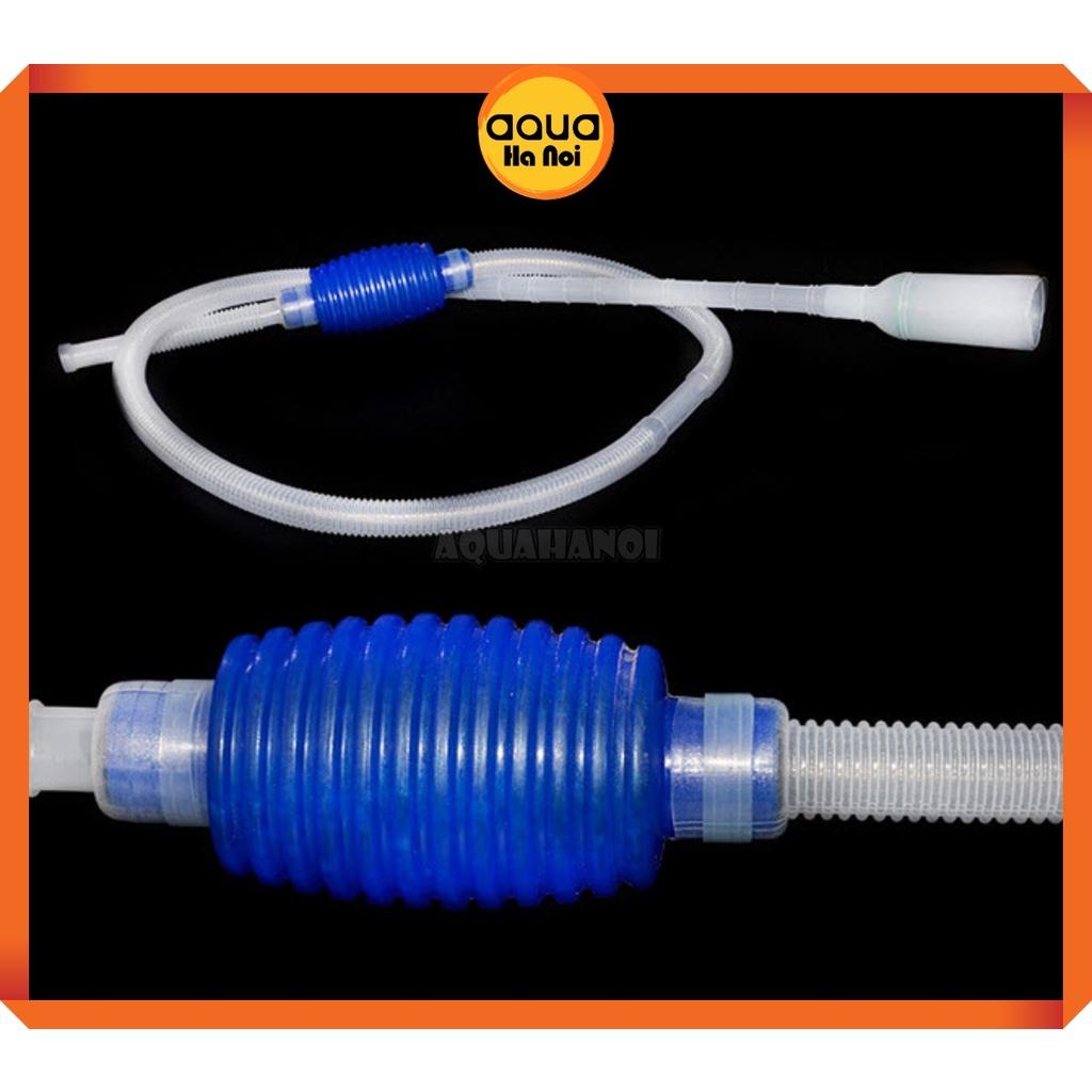 Bơm tay thay nước hồ cá thủy sinh - hút cặn đáy phân cá cảnh siêu tiện lợi - đầu ống bằng nhựa mềm linh hoạt