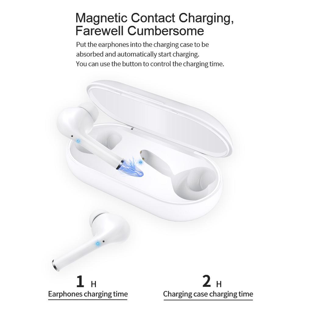 Wireless Bluetooth Earphone Sports Stereo Active Earbud + Charger Case