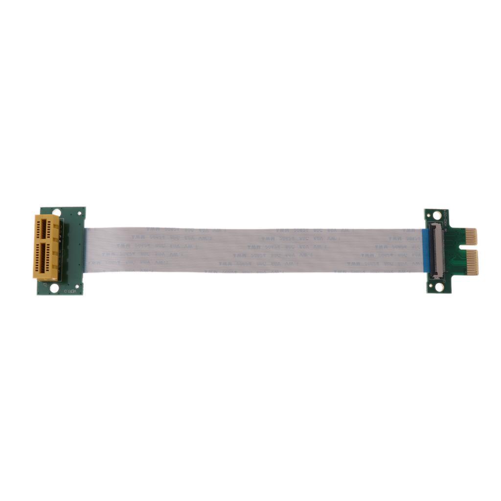 2-5pack PCI-E PCI Express 1X Adapter Flexible Printed Circuit Extension Cable