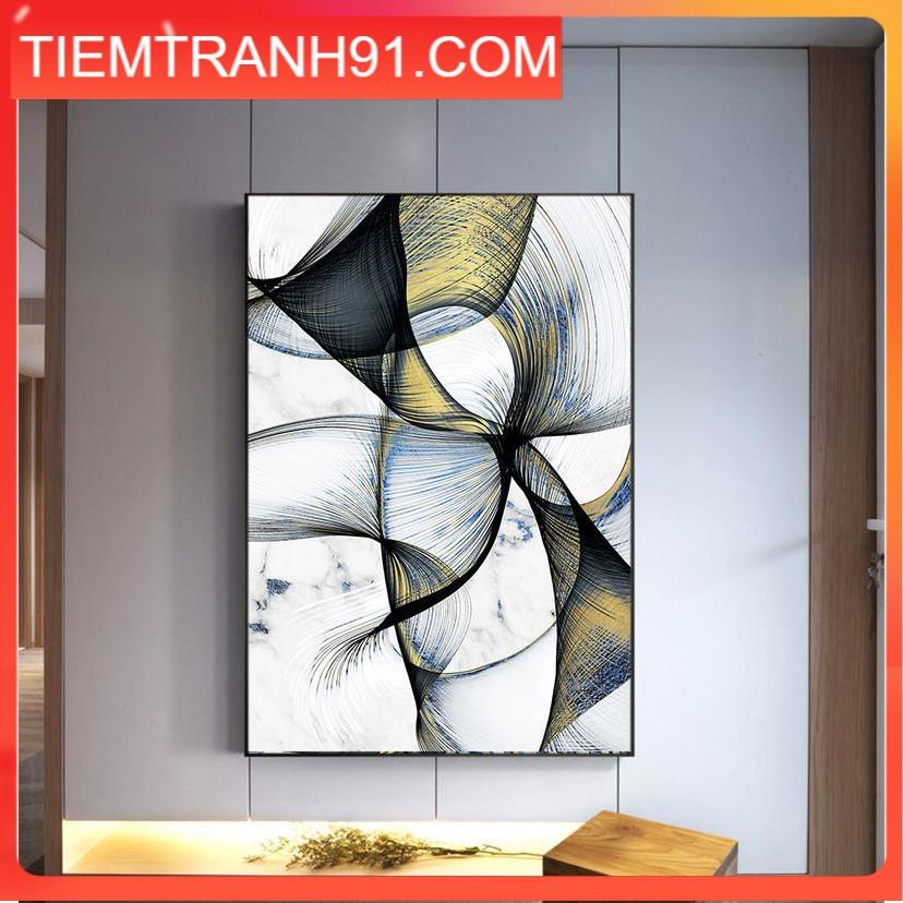 Tranh treo tường | Tranh trừu tượng Nordic Modern Minimalist gold lines Abstract painting printable