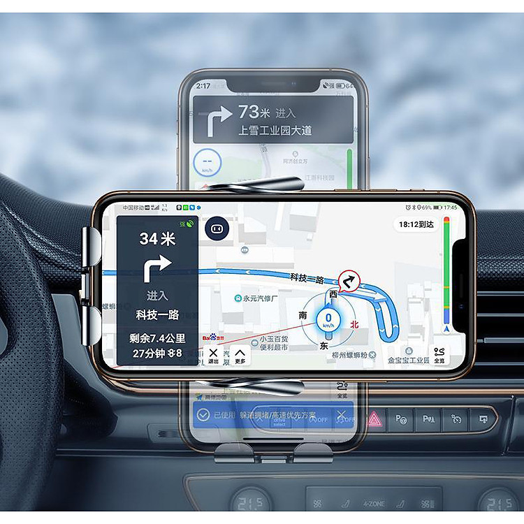 Giá Đỡ Điện Thoại Xoay 360 Độ Tích Hợp Sạc Không Dây Trên Ôtô Thế Hệ Mới Công Nghệ Sạc Nhanh 10W Kèm Dây Sạc Hàng Nhập Khẩu Giao Màu Ngẫu Nhiên